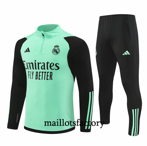 Survetement Enfant Real Madrid 2024/25 vert factory O5130