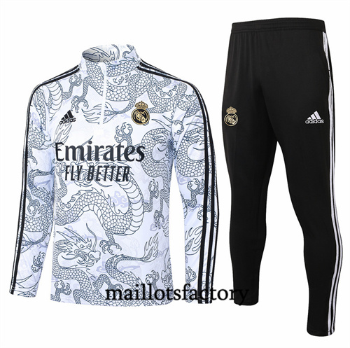 Survetement Enfant Real Madrid 2024/25 Blanc factory O5133