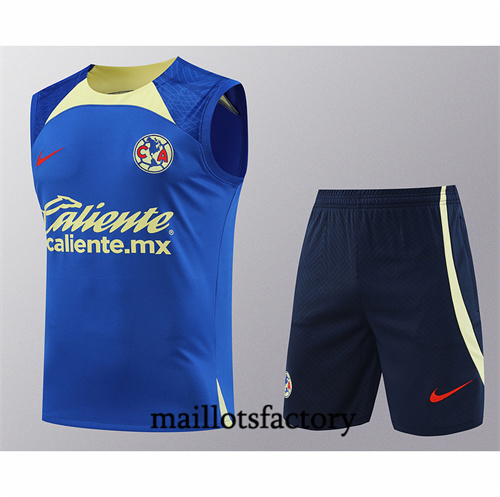 Maillot Entrainement du CF América Debardeur 2024/25 bleu factory O5186