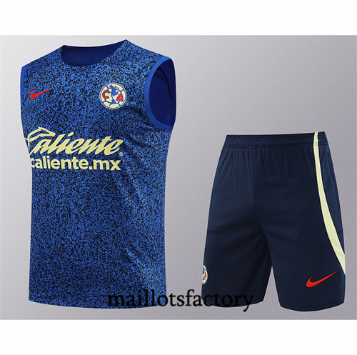 Maillot Entrainement du CF América Debardeur 2024/25 bleu factory O5187