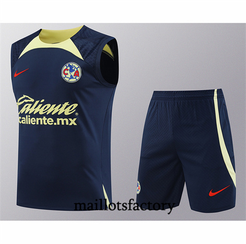 Maillot Entrainement du CF América Debardeur 2024/25 bleu marine factory O5188