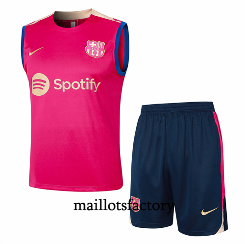 Maillot Entrainement du Barcelone Debardeur 2024/25 Rose factory O5197