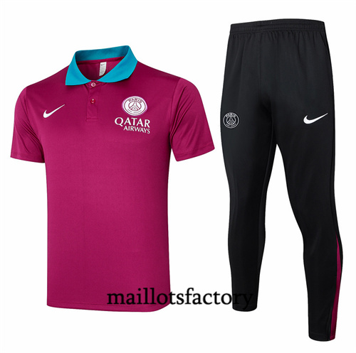 Maillot Entrainement du Paris polo 2024/25 Violet factory O5218