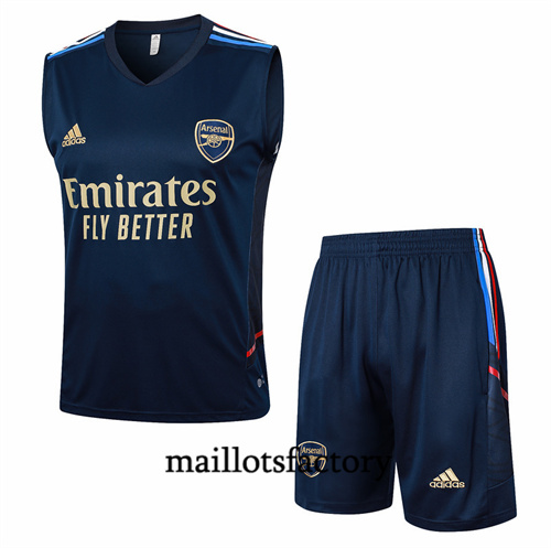 Maillot Entrainement du Arsenal Debardeur 2024/25 bleu royal factory O5223