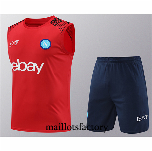 Maillot Entrainement du Naples Debardeur 2024/25 rouge factory O5265