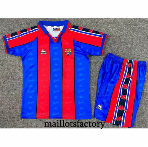 Maillot du Retro Barcelone Enfant 1995-97 Domicile factory O5346