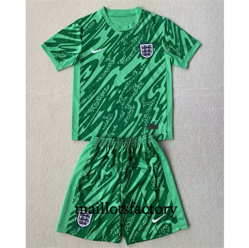 Maillot du Angleterre Enfant 2024/25 goalkeeper vert factory O5350