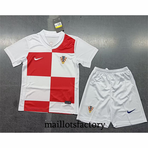 Maillot du Croatie Enfant 2024/25 Domicile factory O5360