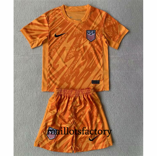 Maillot du États-Unis Enfant 2024/25 Orange factory O5363