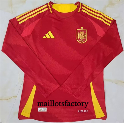 Maillot du Espagne 2024/25 Domicile Manche Longue factory O5394