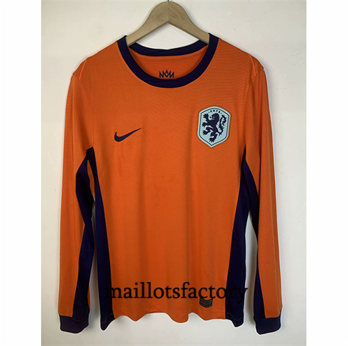 Maillot du Pays-Bas 2024/25 Domicile Manche Longue factory O5399