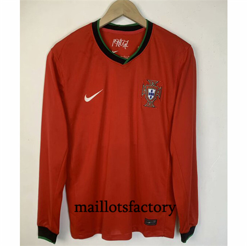 Maillot du Portugal 2024/25 Domicile Manche Longue factory O5400