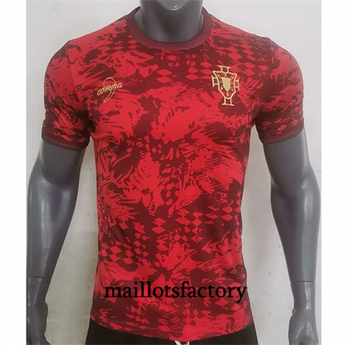 Maillot du Portugal 2024/25 édition spéciale rouge factory O5401