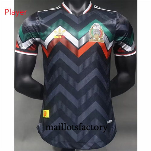 Maillot du Player Mexique 2024/25 dragon Noir factory O5419