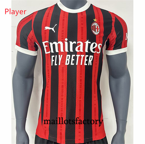 Maillot du Player AC Milan 2024/25 Domicile factory O5426