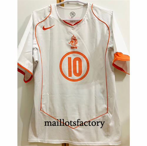 Maillot du Retro Pays-Bas 2004 Exterieur factory O5434