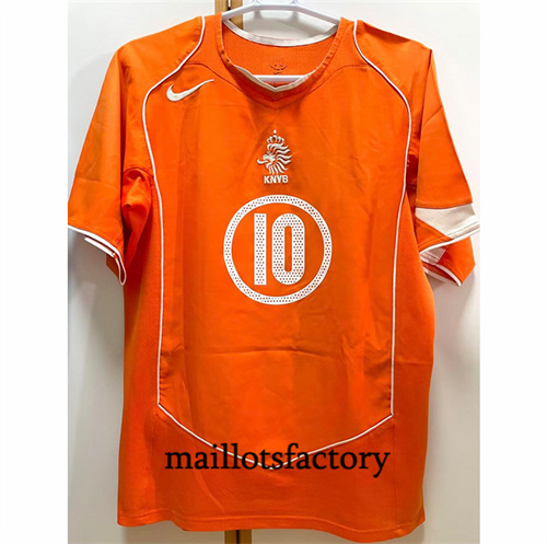 Maillot du Retro Pays-Bas 2004 Domicile factory O5435