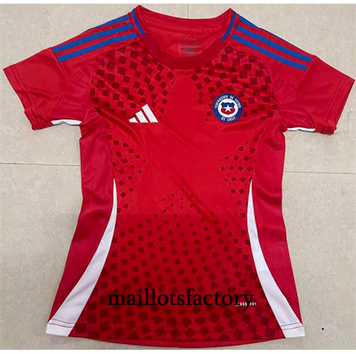 Maillot du Chile Femme 2024/25 Domicile factory O5459