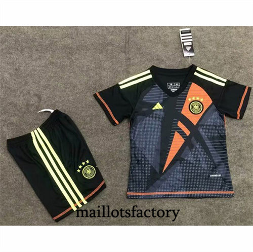 Maillot du Allemagne Enfant 2024/25 Gardien de but Noir factory O5468