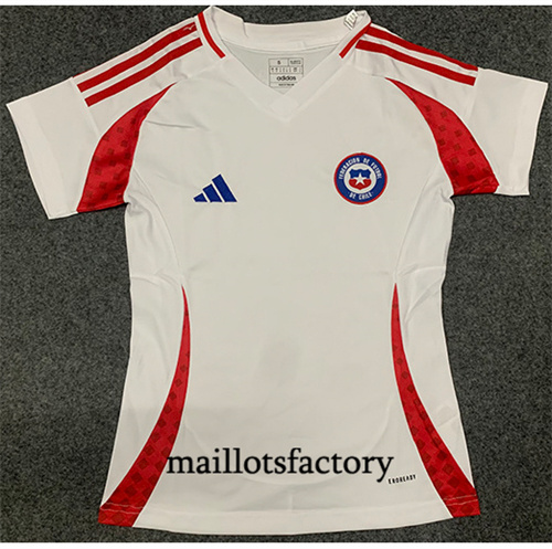 Maillot du Chile Femme 2024/25 Exterieur factory O5496