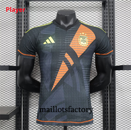 Maillot du Player Argentine 2024/25 Gardien de but Noir factory O5555