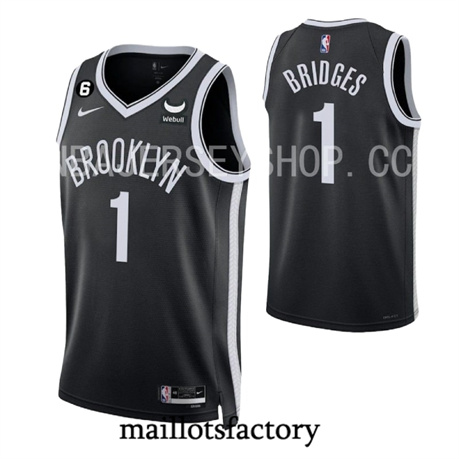 Maillot du Mikal Bridges, Brooklyn Nets 2022/23 - Icon tory5011