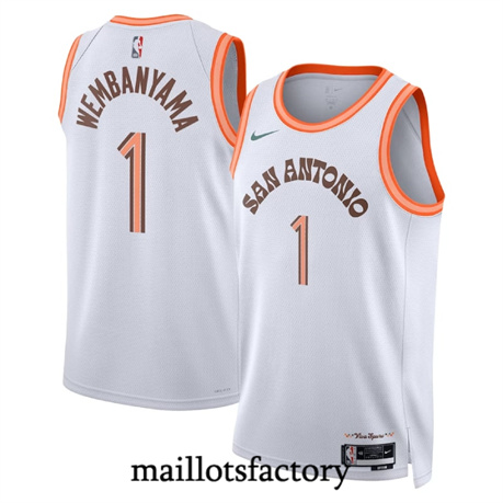 Maillot du Victor Wembanyama, San Antonio Spurs 2023/24 - City tory5068