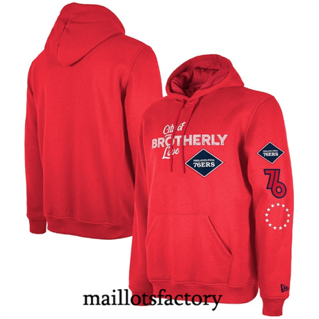 Maillot du Sweatshirt à capuche Philadelphia 76ers 2024 - City tory5087