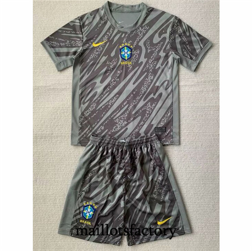 Maillot du Brésil Enfant 2024/25 Gardien de but Gris