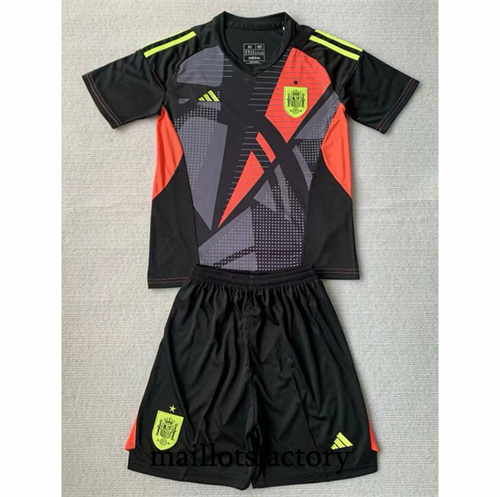 Maillot du Espagne Enfant 2024/25 Gardien de but Noir