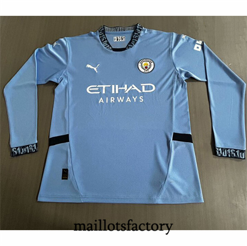 Maillot du Manchester City 2024/25 Domicile Manche Longue