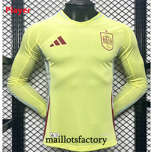 Maillot du Player Espagne 2024/25 Exterieur Manche Longue