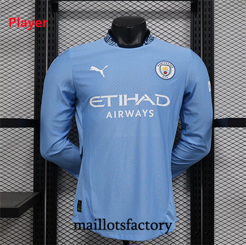 Maillot du Player Manchester City 2024/25 Domicile Manche Longue