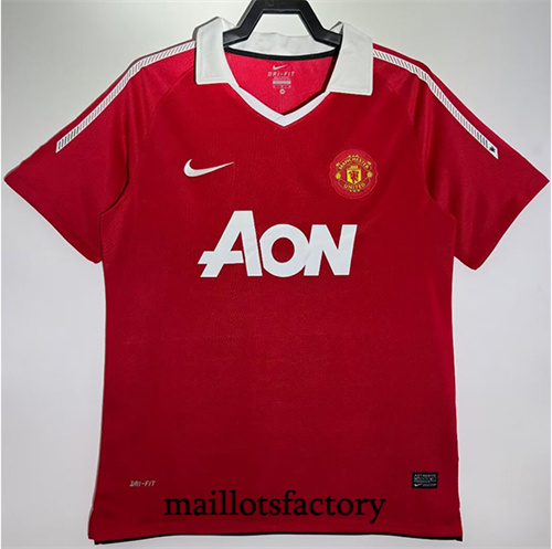 Maillot du Manchester United Retro2010-11 Domicile