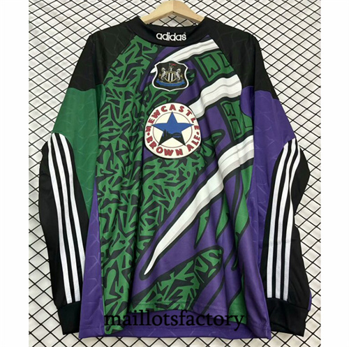 Maillot du Newcastle United Retro1995-96 Gardien de but Manche Longue Violet