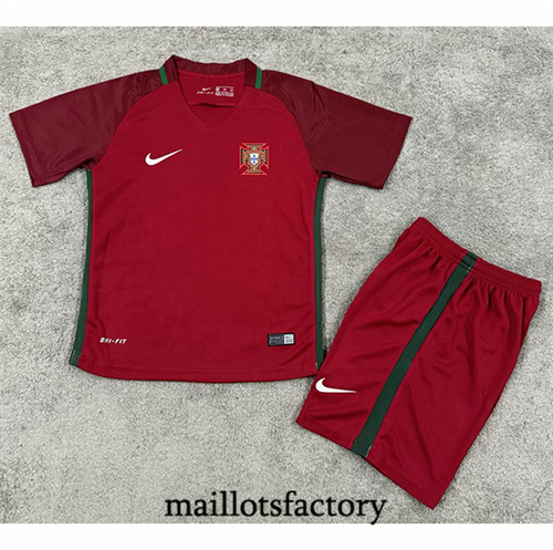 Maillot du Portugal Enfant Retro2016-17 Domicile