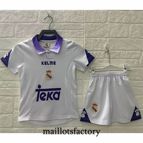 Maillot du Real Madrid Enfant Retro1997-98 Domicile