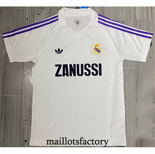 Maillot du Real Madrid Retro1984-85 Domicile