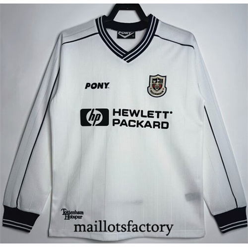 Maillot du Tottenham Hotspur Retro1997 Domicile Manche Longue