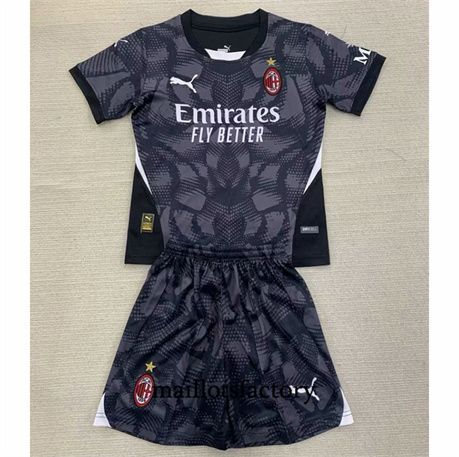 Maillot du AC Milan Enfant 2024/25 Gardien de but Noir