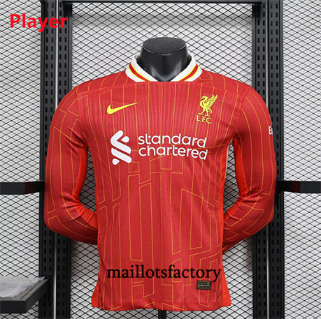 Maillot du Player Liverpool 2024/25 Domicile Manche Longue