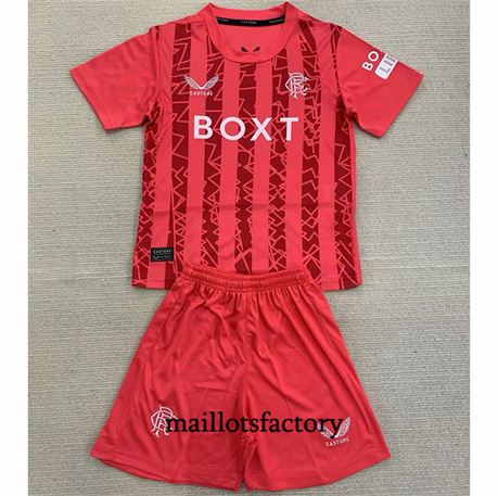 Maillot du Rangers FC Enfant 2024/25 Gardien de but Rouge