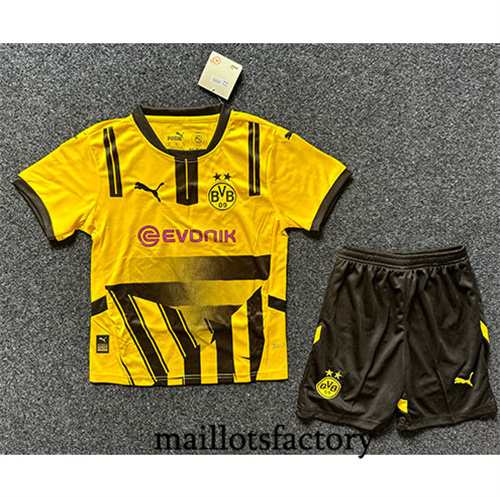 Site Maillot du Borussia Dortmund Enfant 2024/25 Jaune