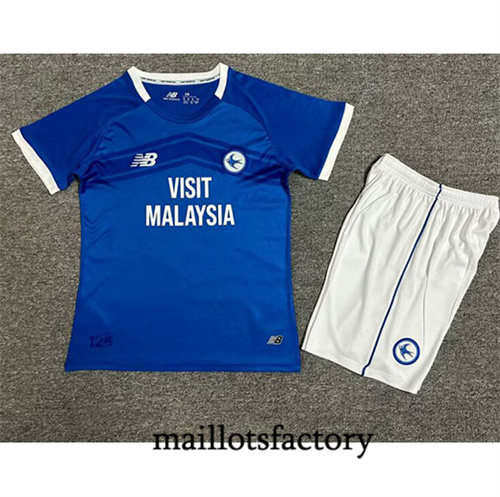 Site Maillot du Cardiff City Enfant 2024/25 Domicile