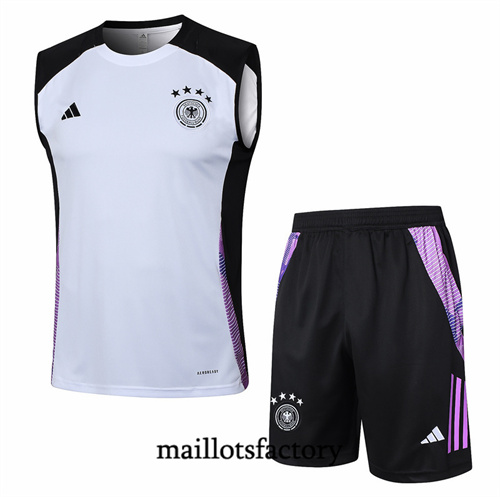 Achetez Maillot du Allemagne Debardeur 2024/25 Blanc