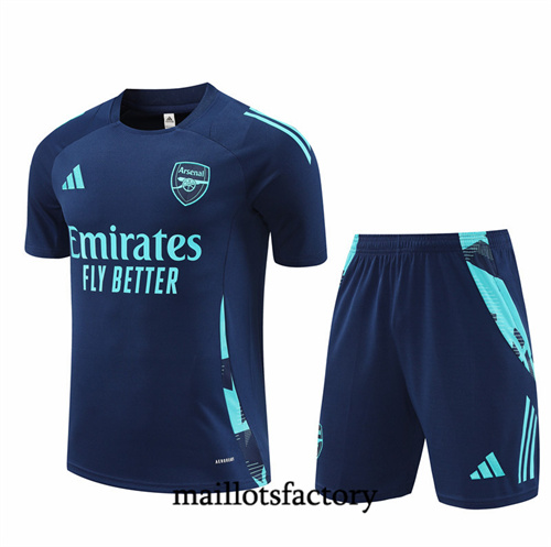 Soldes Maillot du Arsenal + Shorts 2024/25 Bleu Marine