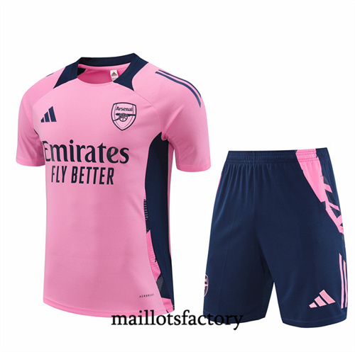 Grossiste Maillot du Arsenal + Shorts 2024/25 Rose