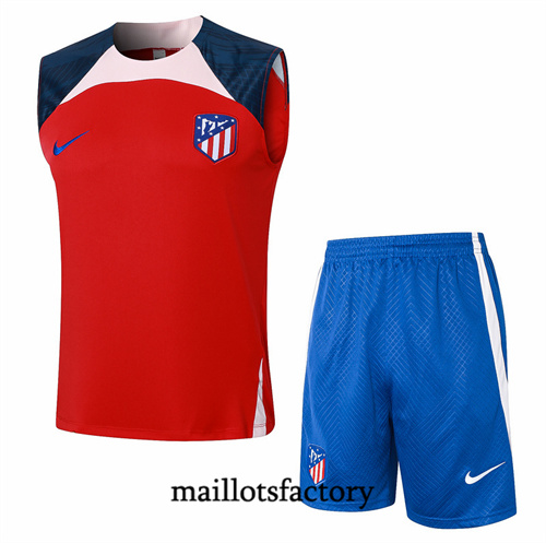 Soldes Maillot du Atletico Madrid Debardeur 2024/25 Rouge