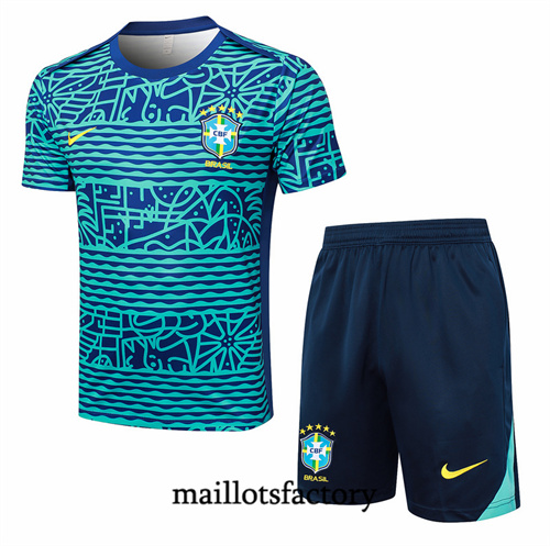 Site Maillot du Brésil + Shorts 2024/25 Bleu