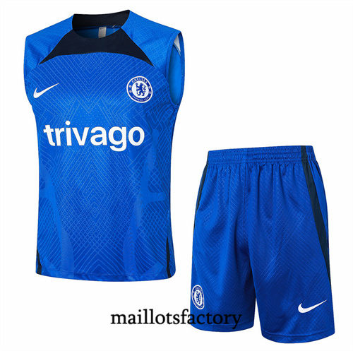 Grossiste Maillot du Chelsea Debardeur 2024/25 Bleu